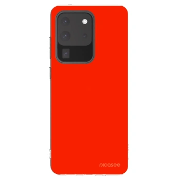 Picasee husă transparentă din silicon pentru Samsung Galaxy S20 Ultra 5G G988F - Maranello Red