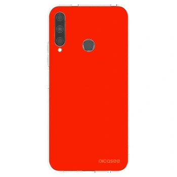 Picasee husă transparentă din silicon pentru Huawei P40 Lite E - Maranello Red