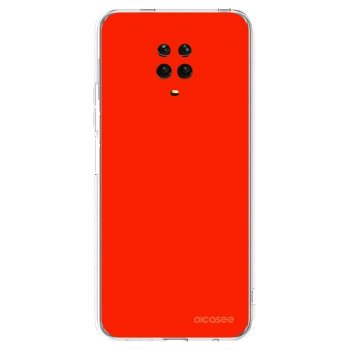 Picasee husă transparentă din silicon pentru Xiaomi Redmi Note 9 Pro - Maranello Red