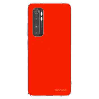 Picasee husă transparentă din silicon pentru Xiaomi Mi Note 10 Lite - Maranello Red