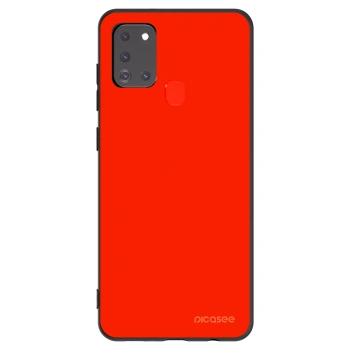 Picasee husă neagră din silicon pentru Samsung Galaxy A21s - Maranello Red