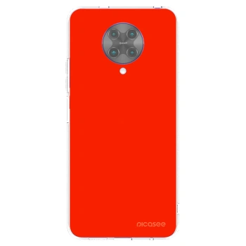 Picasee husă transparentă din silicon pentru Xiaomi Poco F2 Pro - Maranello Red