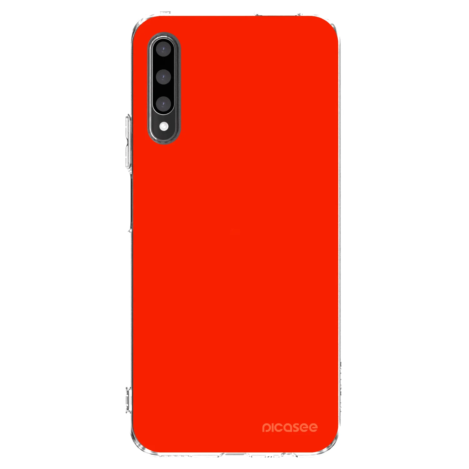 Picasee husă transparentă din silicon pentru Honor 9X Pro - Maranello Red