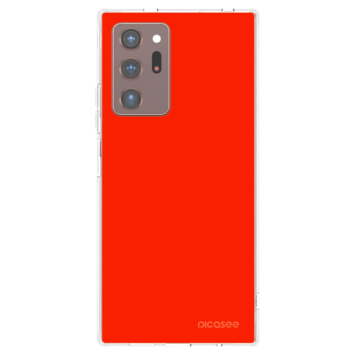 Picasee husă transparentă din silicon pentru Samsung Galaxy Note 20 Ultra - Maranello Red