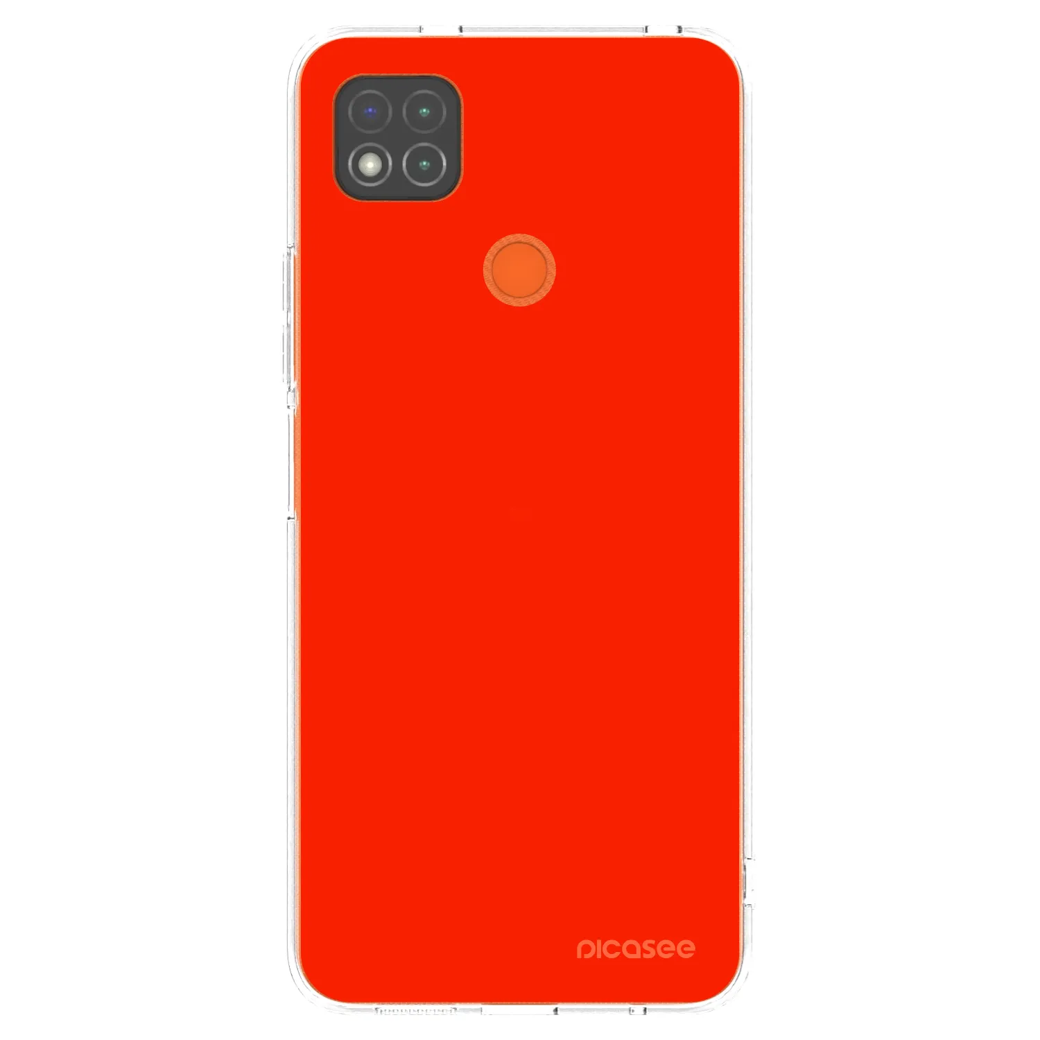 Picasee husă transparentă din silicon pentru Xiaomi Redmi 9C - Maranello Red