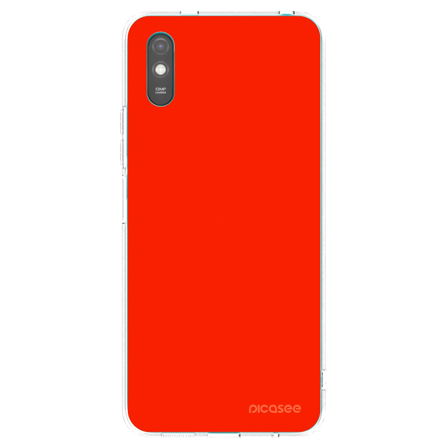 Picasee husă transparentă din silicon pentru Xiaomi Redmi 9A - Maranello Red
