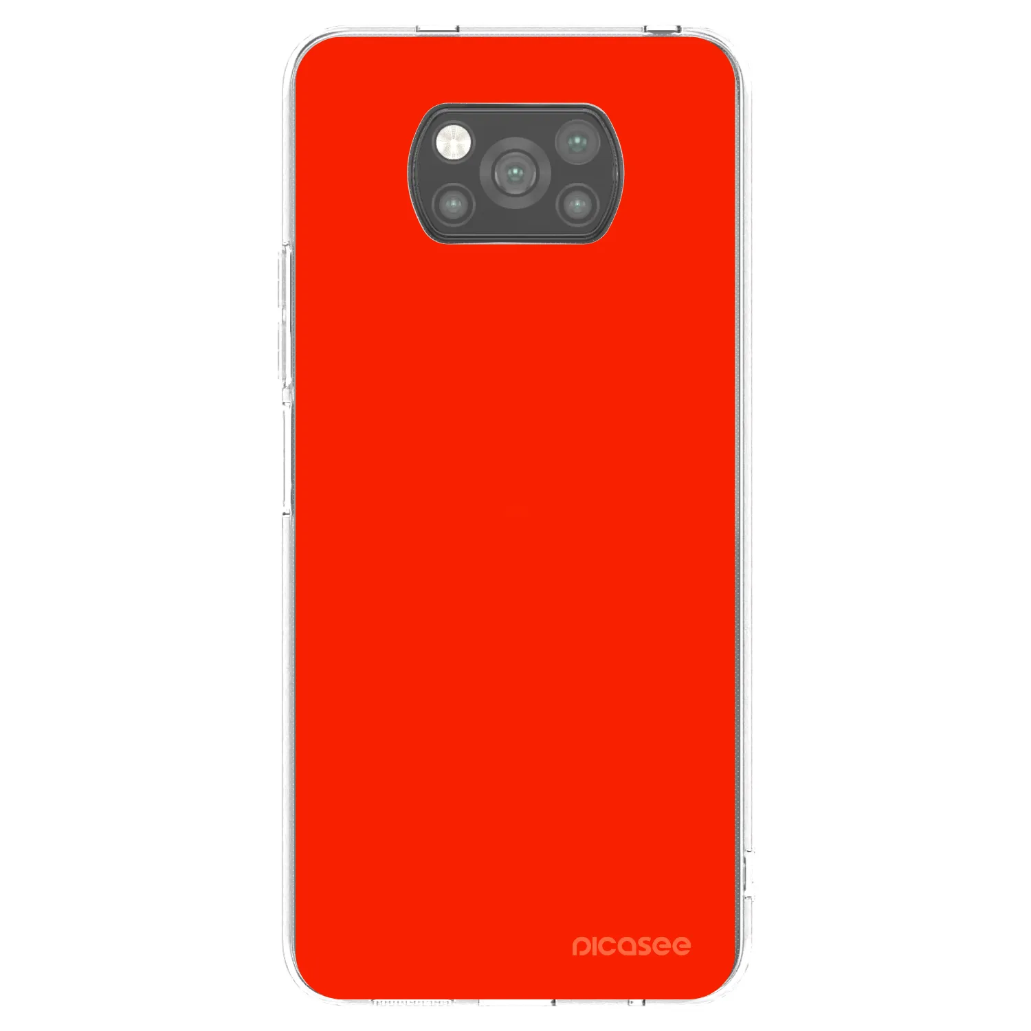 Picasee husă neagră din silicon pentru Xiaomi Poco X3 - Maranello Red