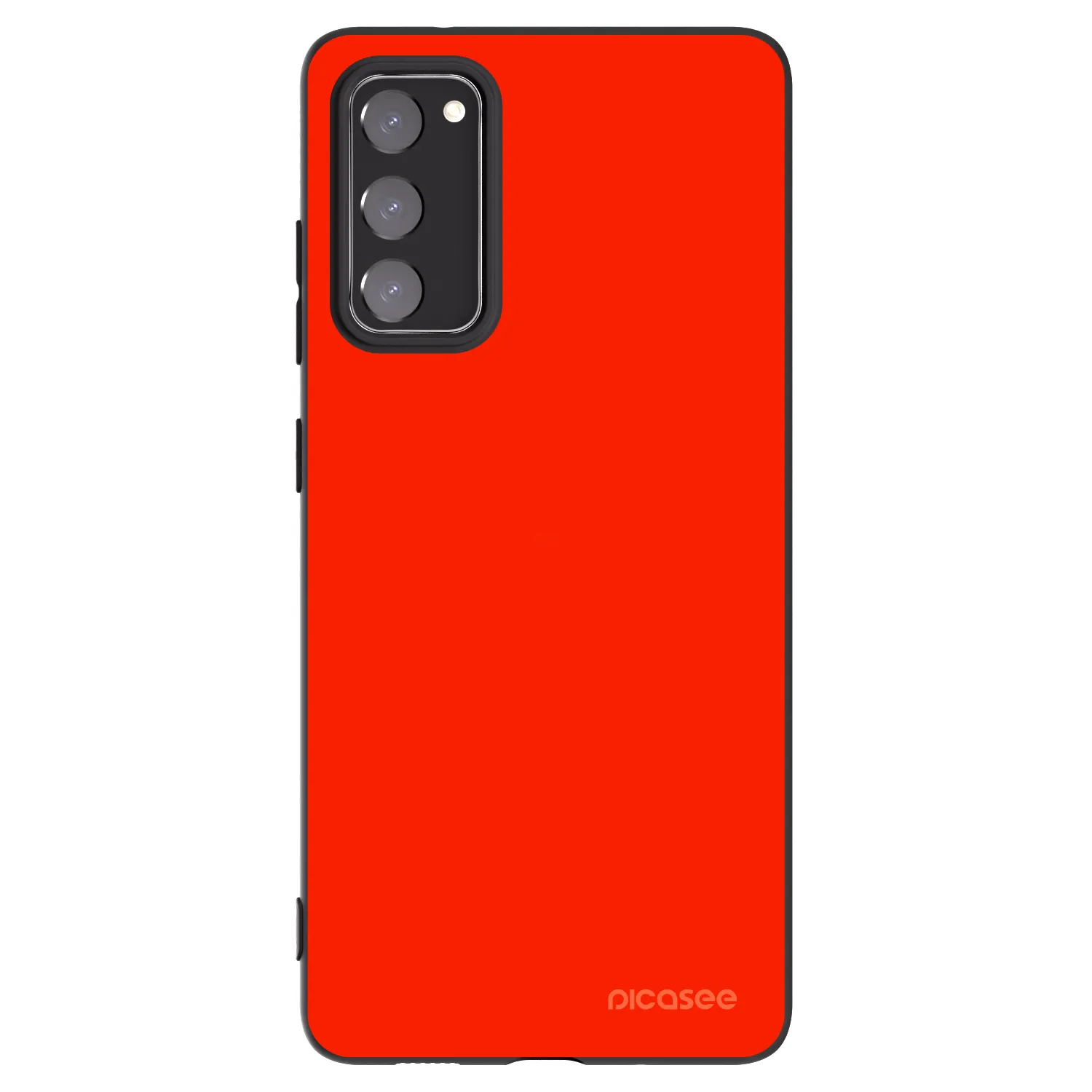 Picasee husă neagră din silicon pentru Samsung Galaxy S20 FE - Maranello Red