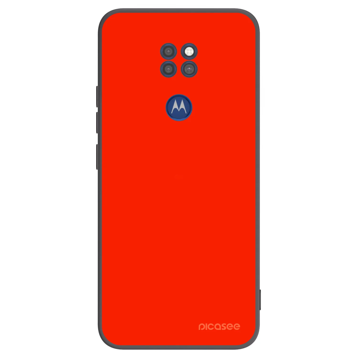 Picasee husă neagră din silicon pentru Motorola Moto G9 Play - Maranello Red