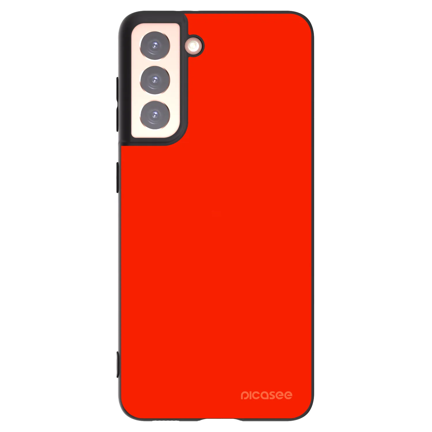Picasee husă neagră din silicon pentru Samsung Galaxy S21 5G G991B - Maranello Red