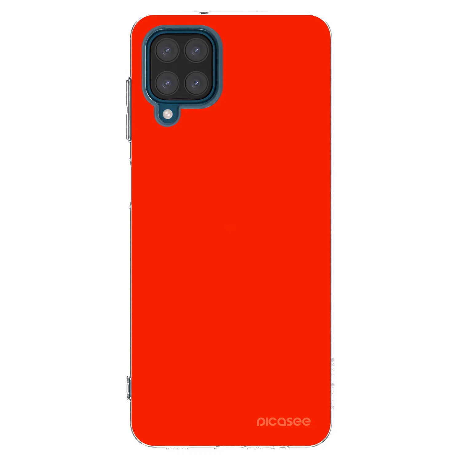 Picasee husă transparentă din silicon pentru Samsung Galaxy A12 A125F - Maranello Red