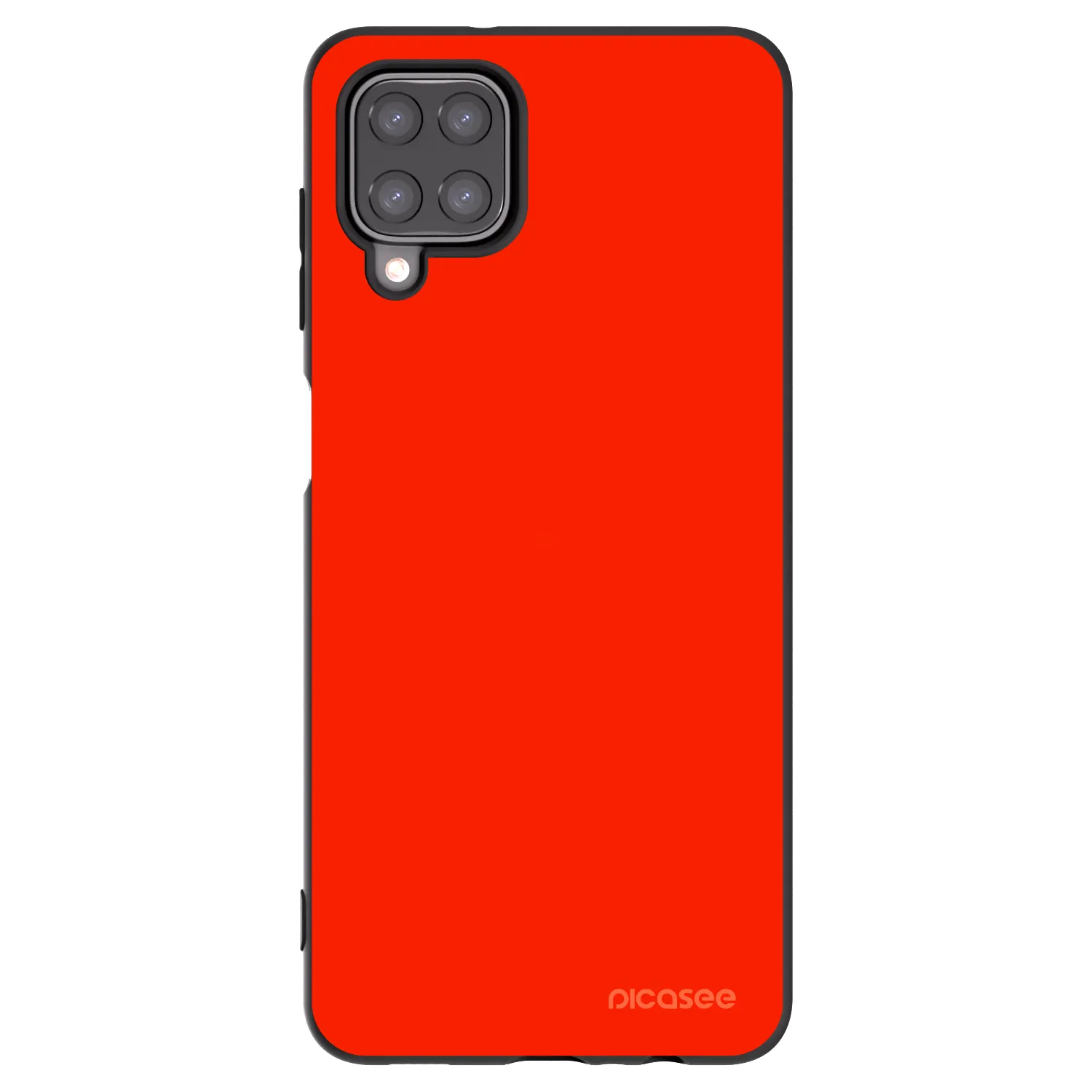 Picasee husă neagră din silicon pentru Samsung Galaxy A12 A125F - Maranello Red