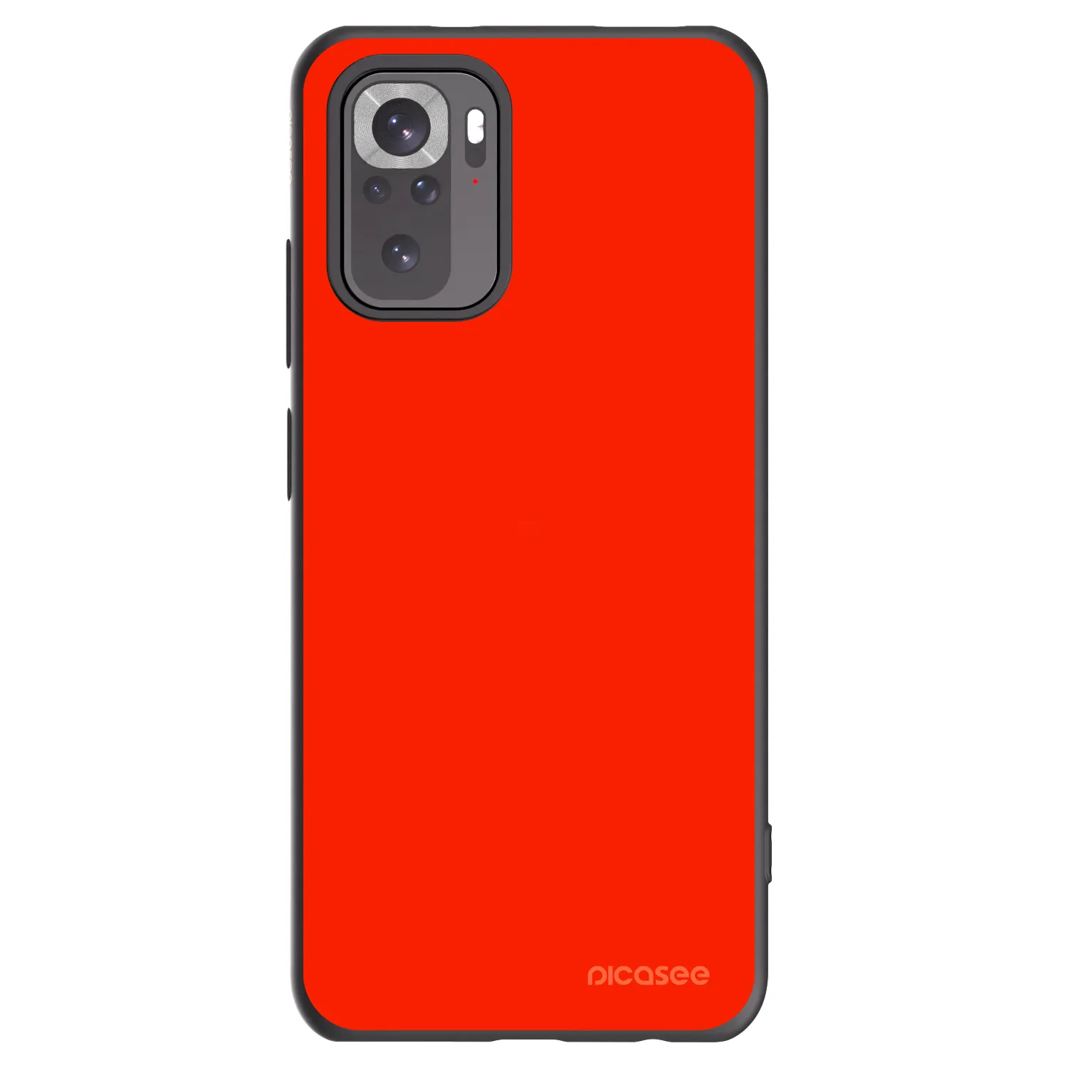Picasee husă neagră din silicon pentru Xiaomi Redmi Note 10 - Maranello Red