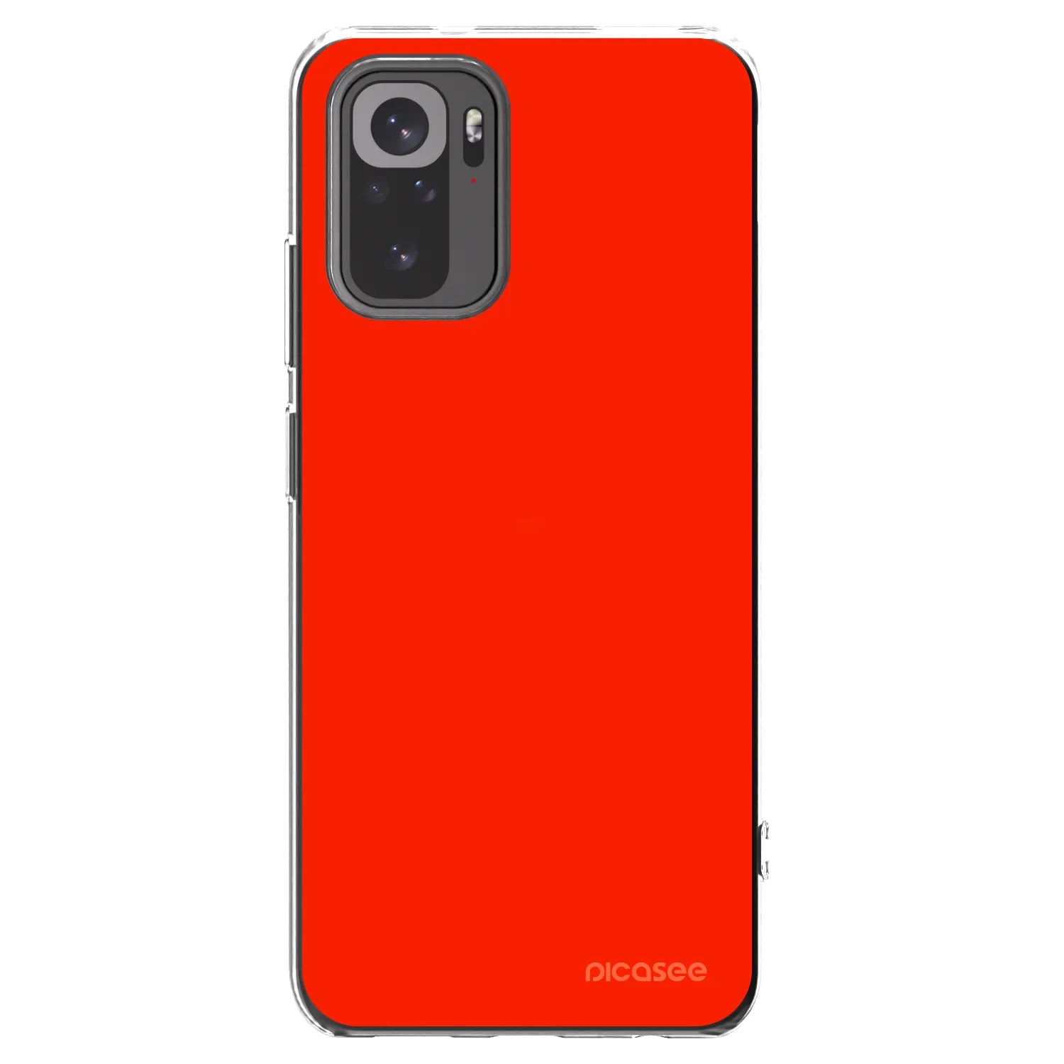 Picasee husă transparentă din silicon pentru Xiaomi Redmi Note 10S - Maranello Red