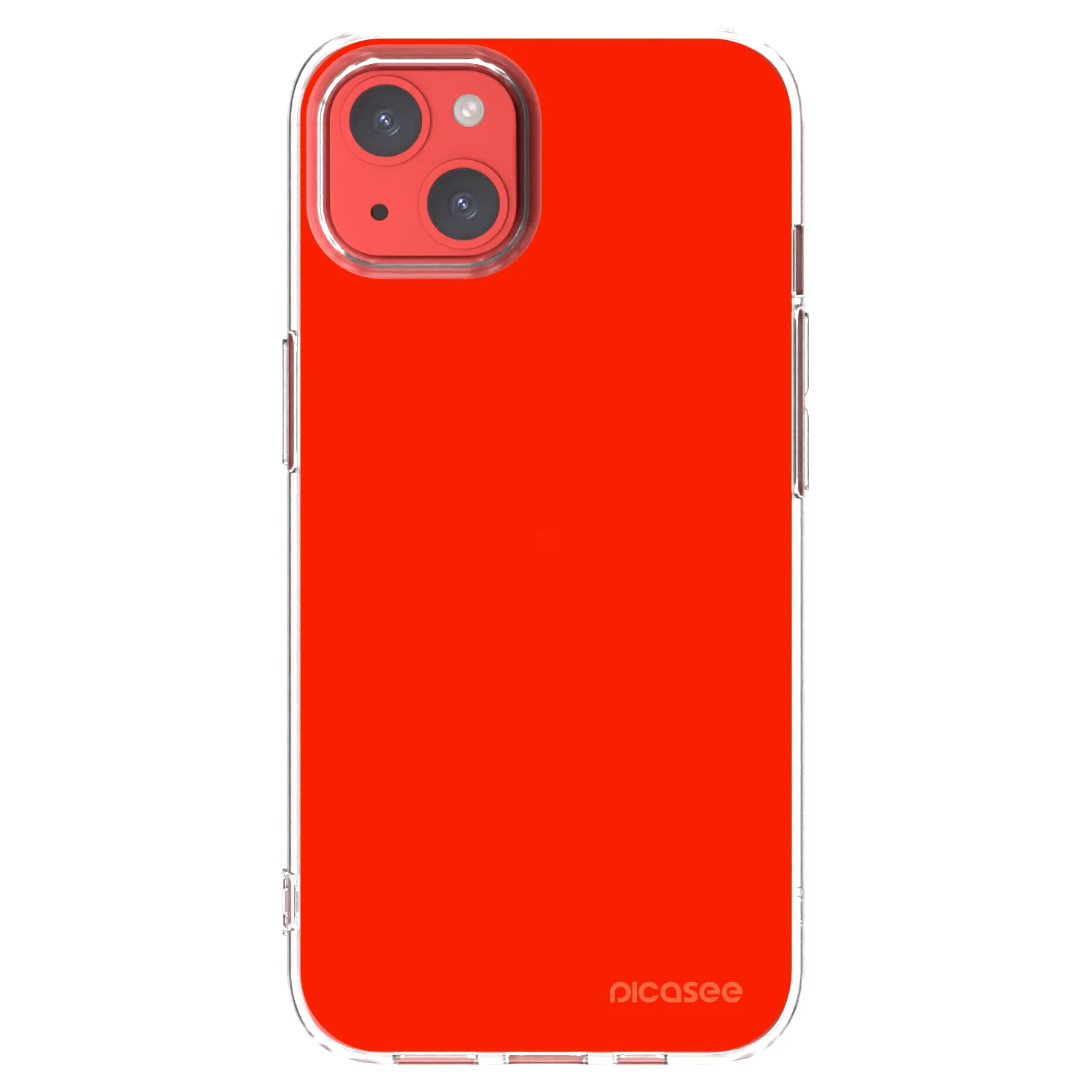 Picasee husă transparentă din silicon pentru Apple iPhone 13 - Maranello Red