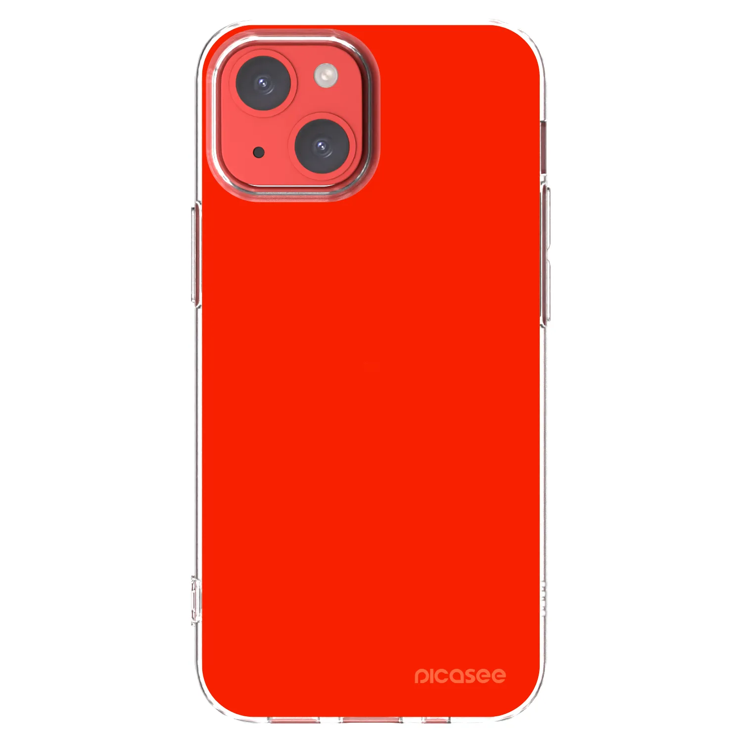 Picasee husă transparentă din silicon pentru Apple iPhone 13 mini - Maranello Red