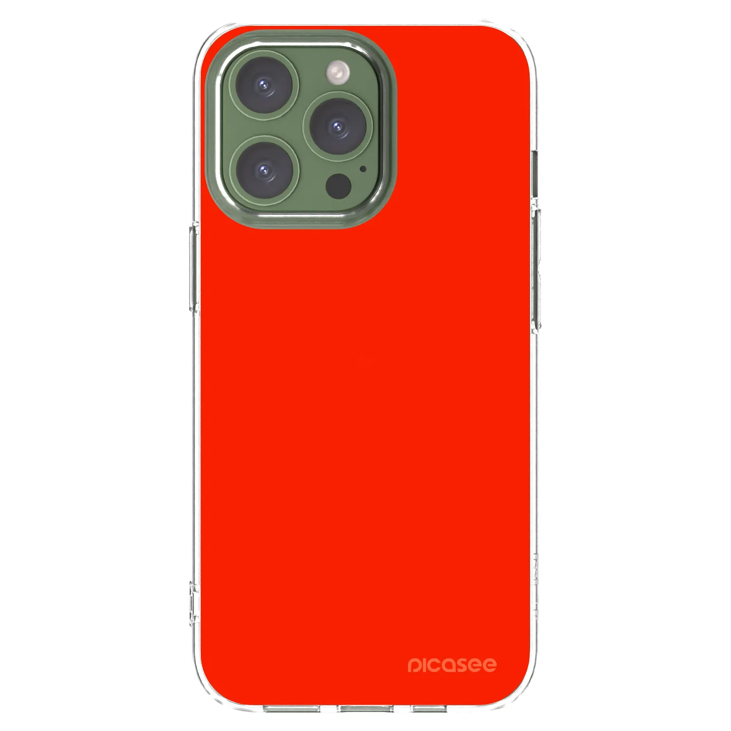 Picasee husă transparentă din silicon pentru Apple iPhone 13 Pro - Maranello Red