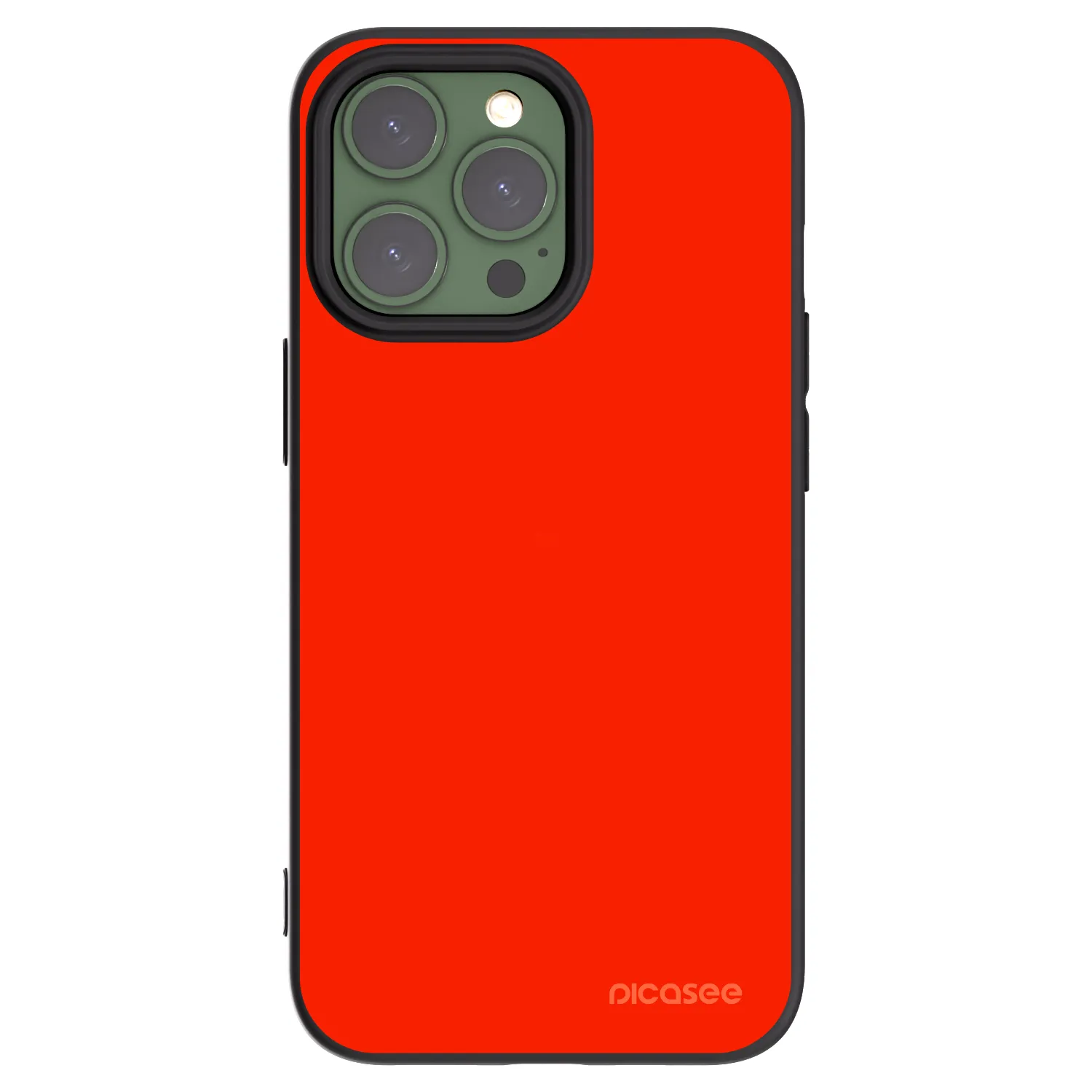 Picasee husă neagră din silicon pentru Apple iPhone 13 Pro - Maranello Red