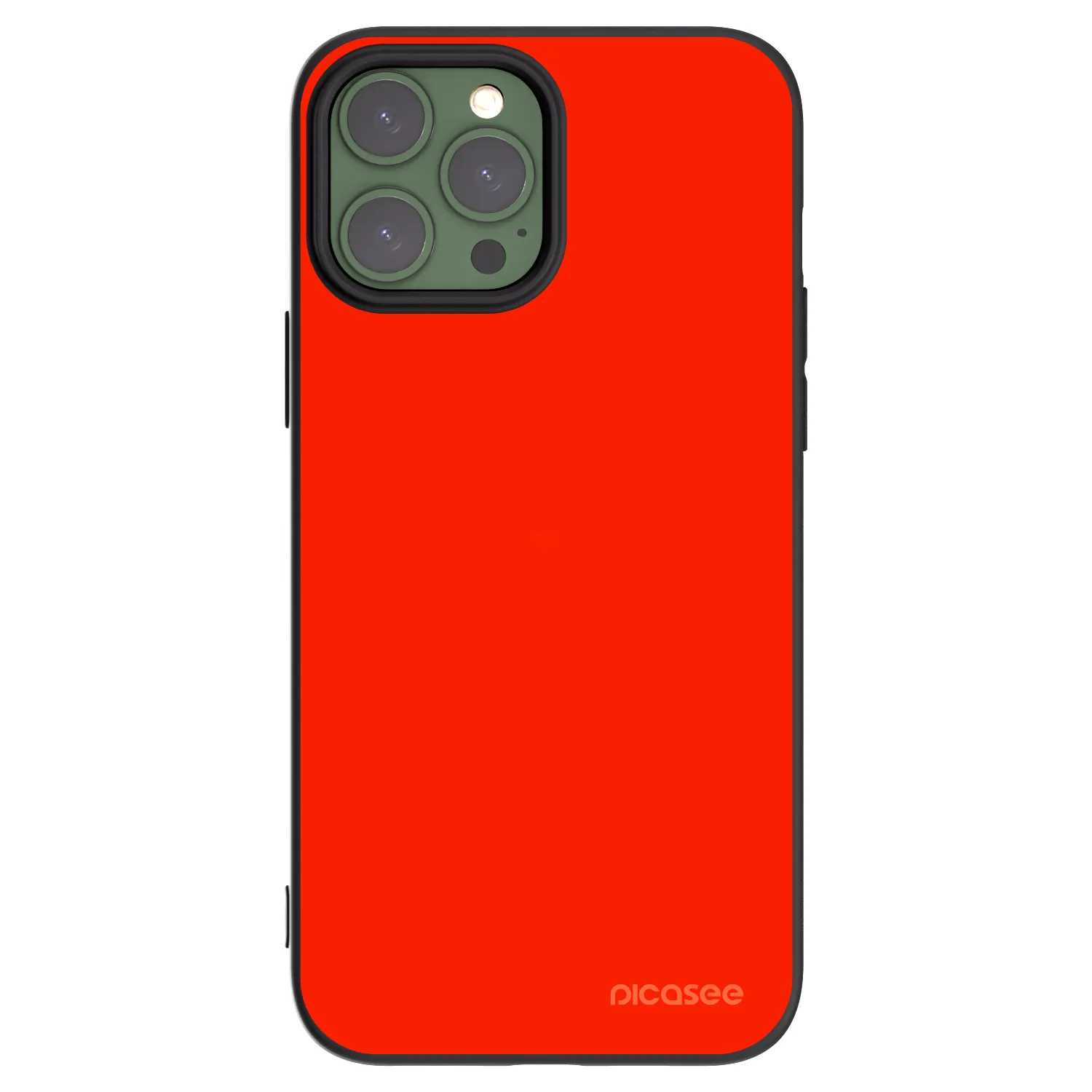 Picasee husă neagră din silicon pentru Apple iPhone 13 Pro Max - Maranello Red