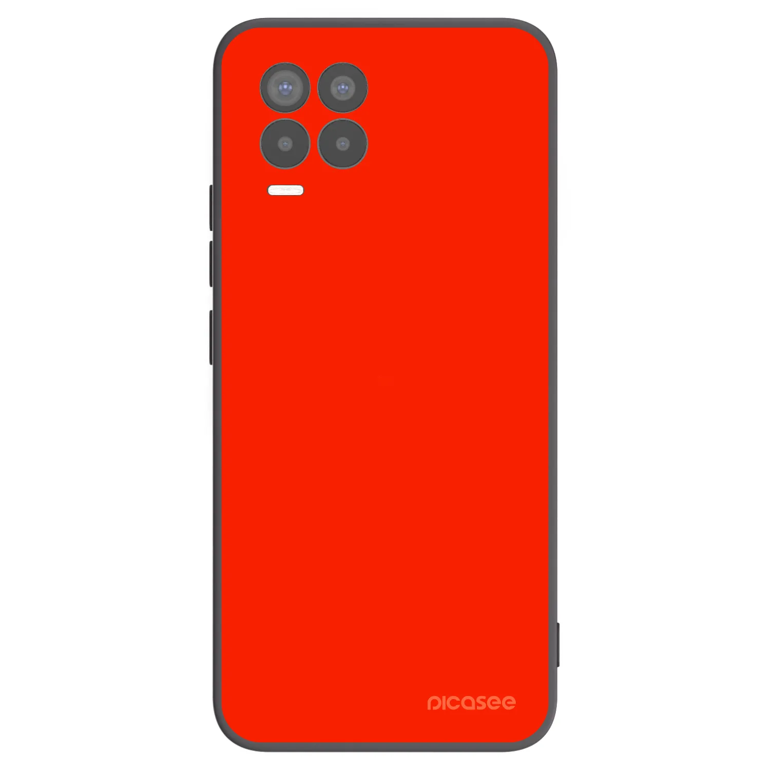 Picasee husă neagră din silicon pentru Realme 8 Pro - Maranello Red