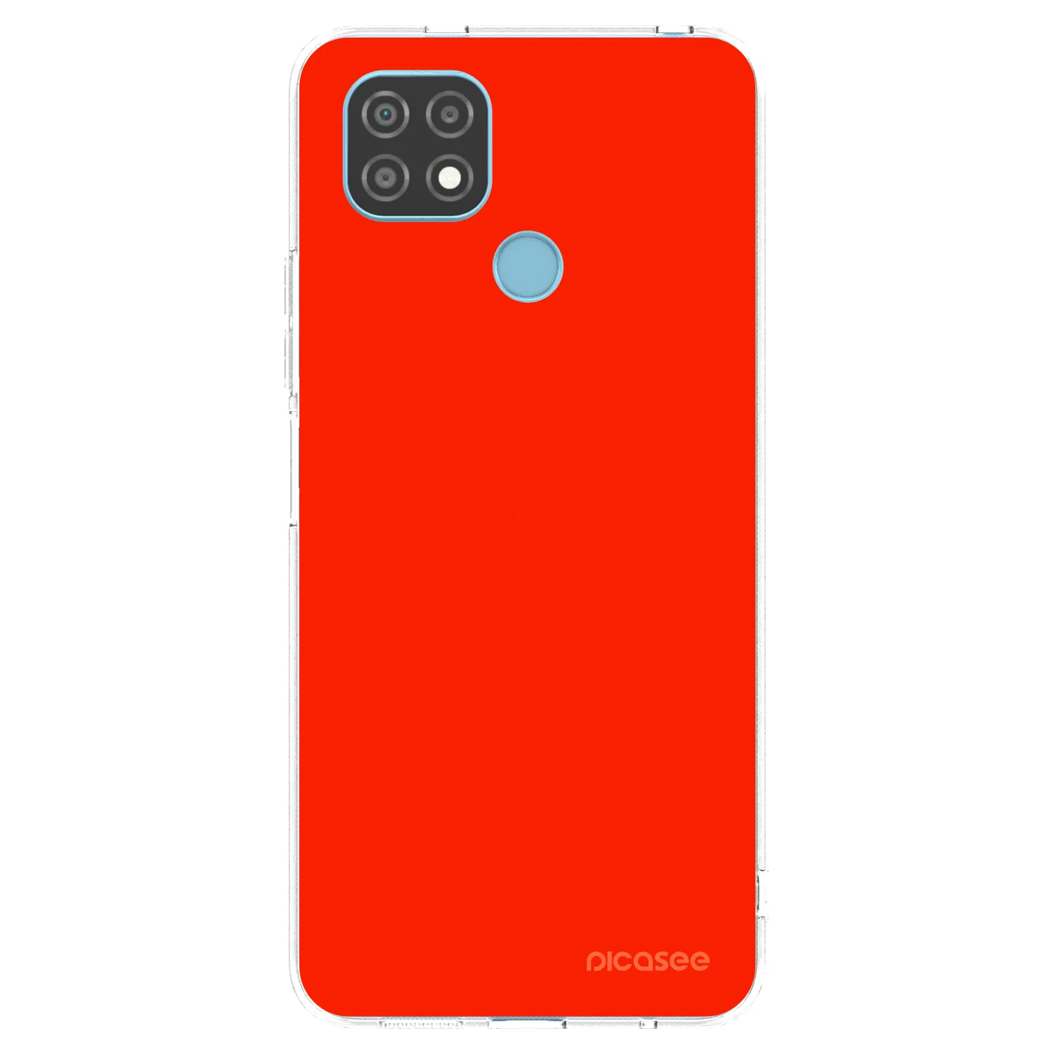 Picasee husă transparentă din silicon pentru Realme C21 - Maranello Red