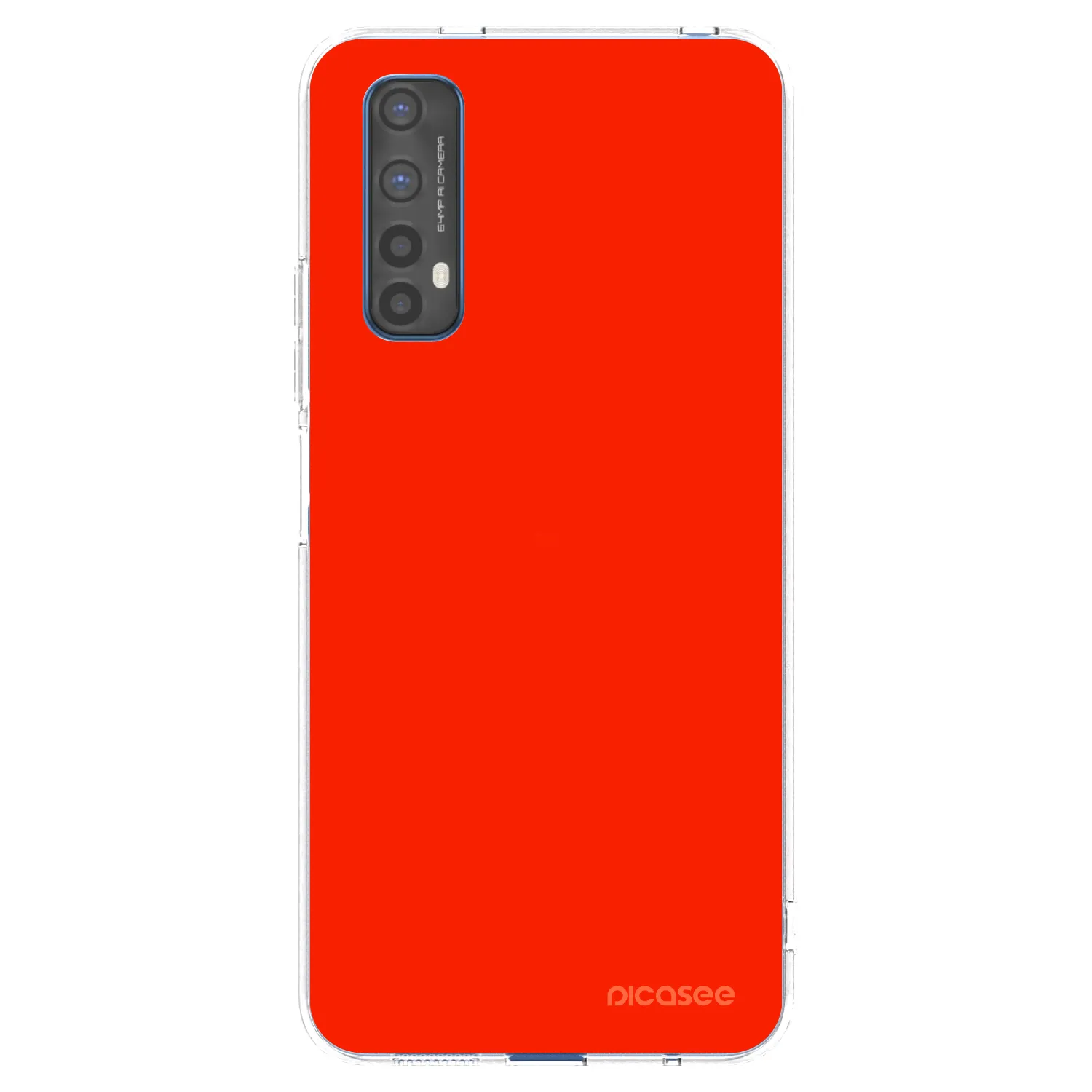 Picasee husă transparentă din silicon pentru Realme 7 - Maranello Red