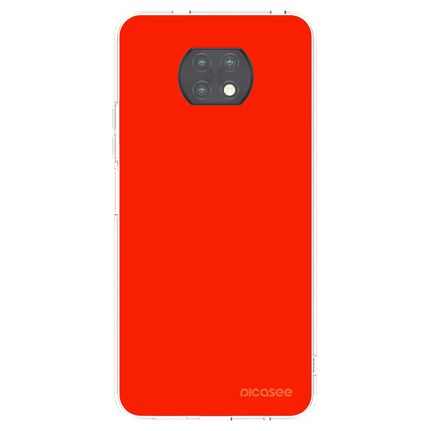 Picasee husă transparentă din silicon pentru Xiaomi Redmi Note 9T - Maranello Red