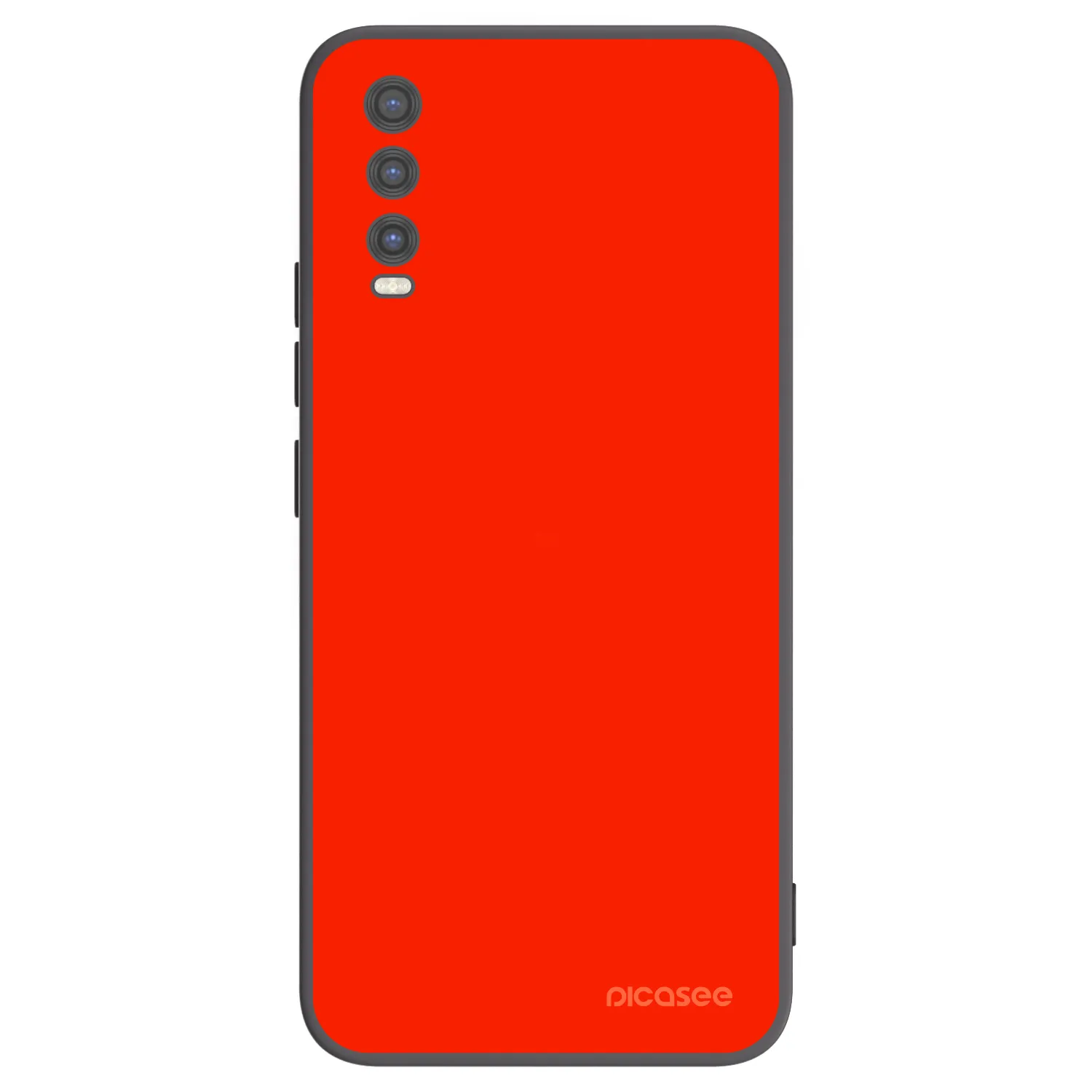 Picasee husă neagră din silicon pentru Vivo Y20s - Maranello Red