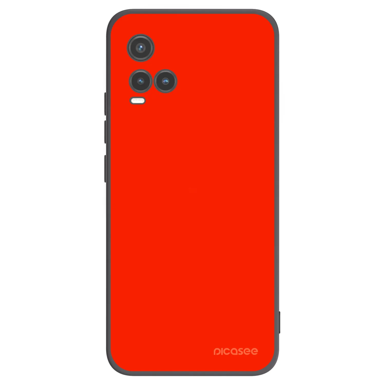 Picasee husă neagră din silicon pentru Vivo Y33s - Maranello Red