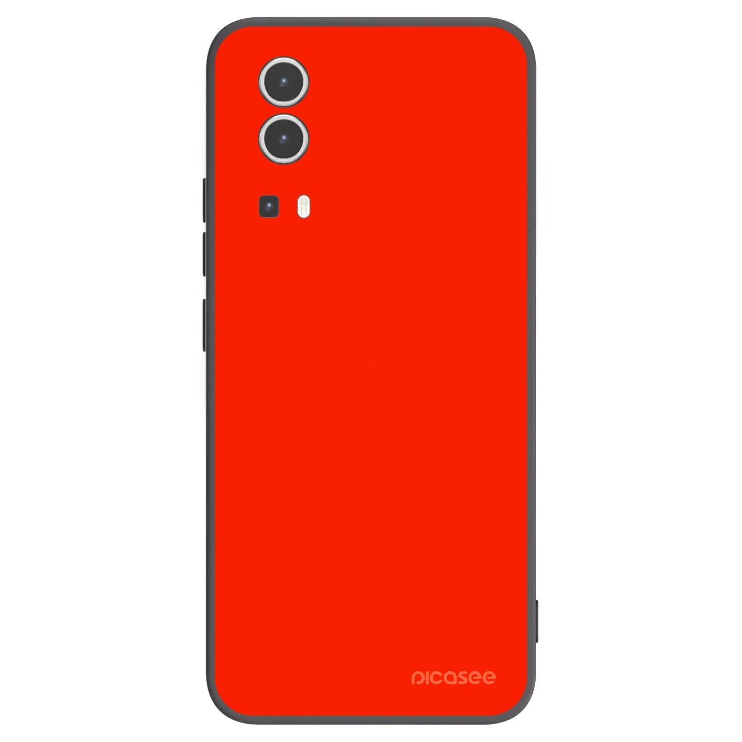 Picasee husă neagră din silicon pentru Vivo Y72 5G - Maranello Red