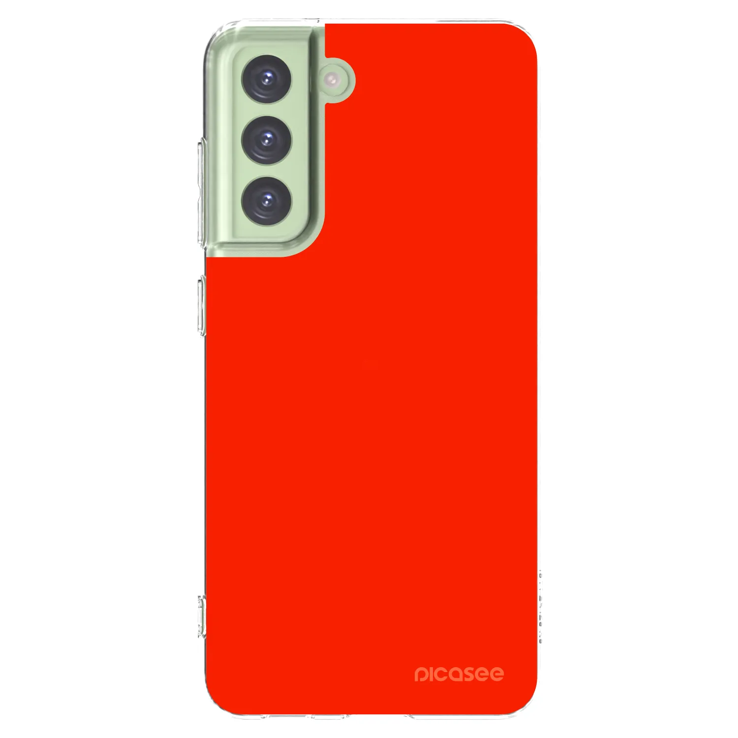 Picasee husă transparentă din silicon pentru Samsung Galaxy S21 FE 5G - Maranello Red