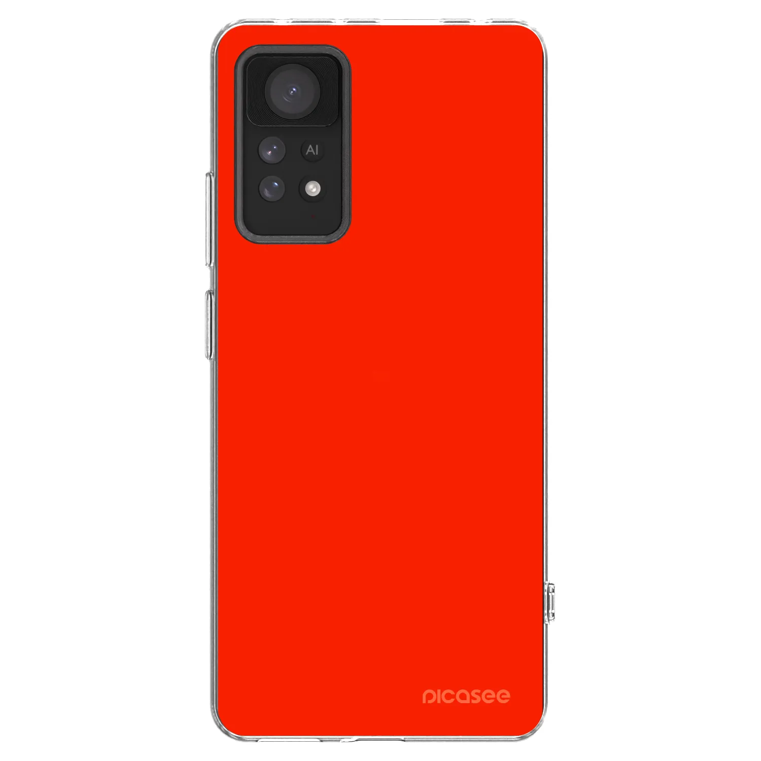 Picasee husă transparentă din silicon pentru Xiaomi Redmi Note 11 Pro 5G - Maranello Red