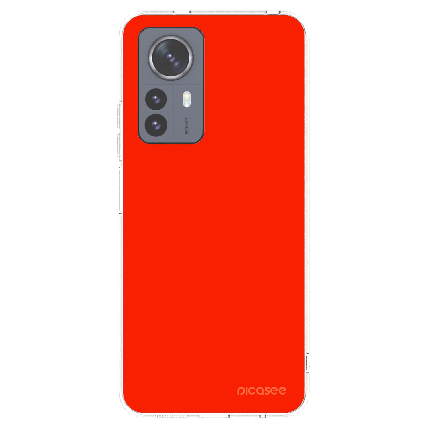 Picasee husă transparentă din silicon pentru Xiaomi 12 Pro - Maranello Red
