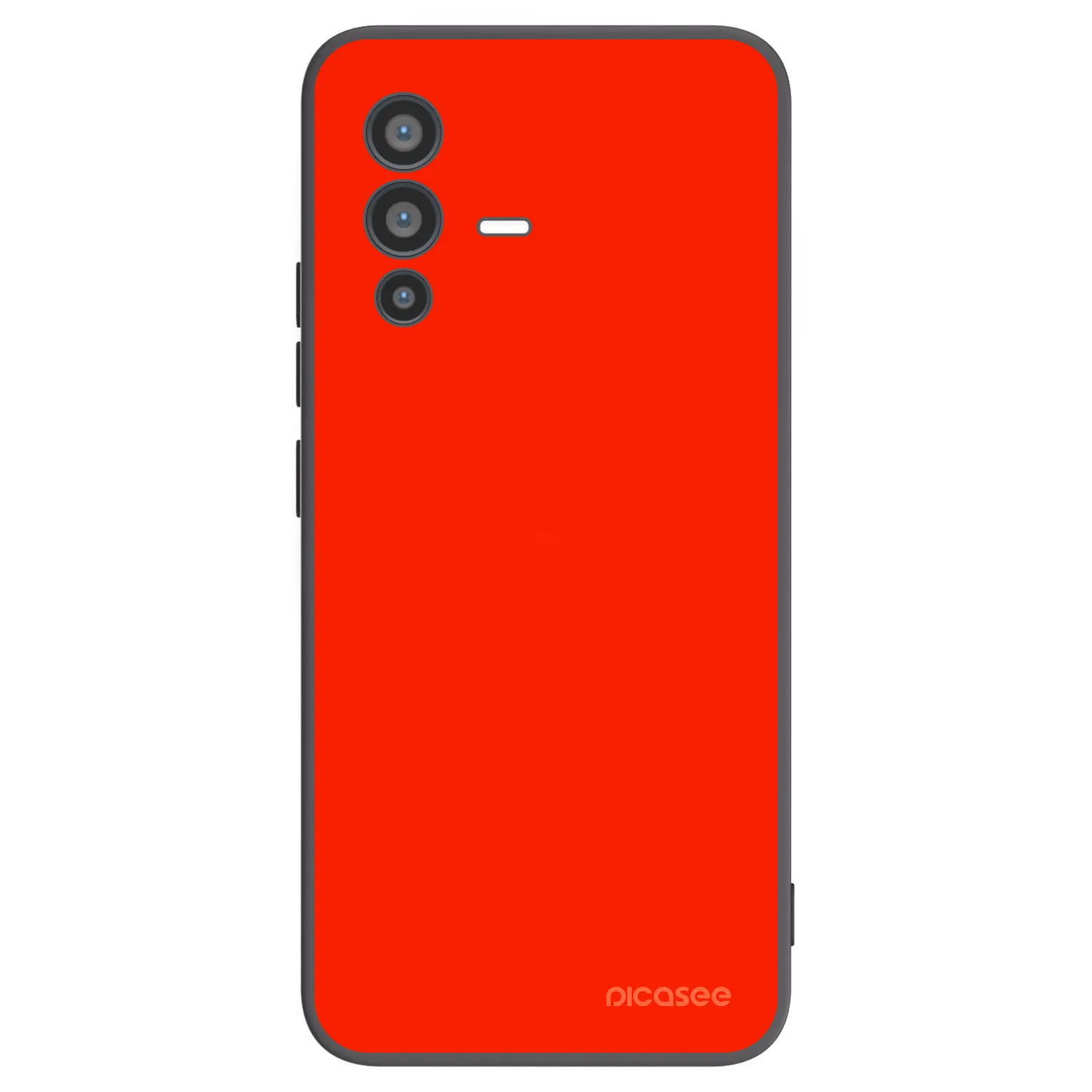 Picasee husă neagră din silicon pentru Vivo V23 5G - Maranello Red
