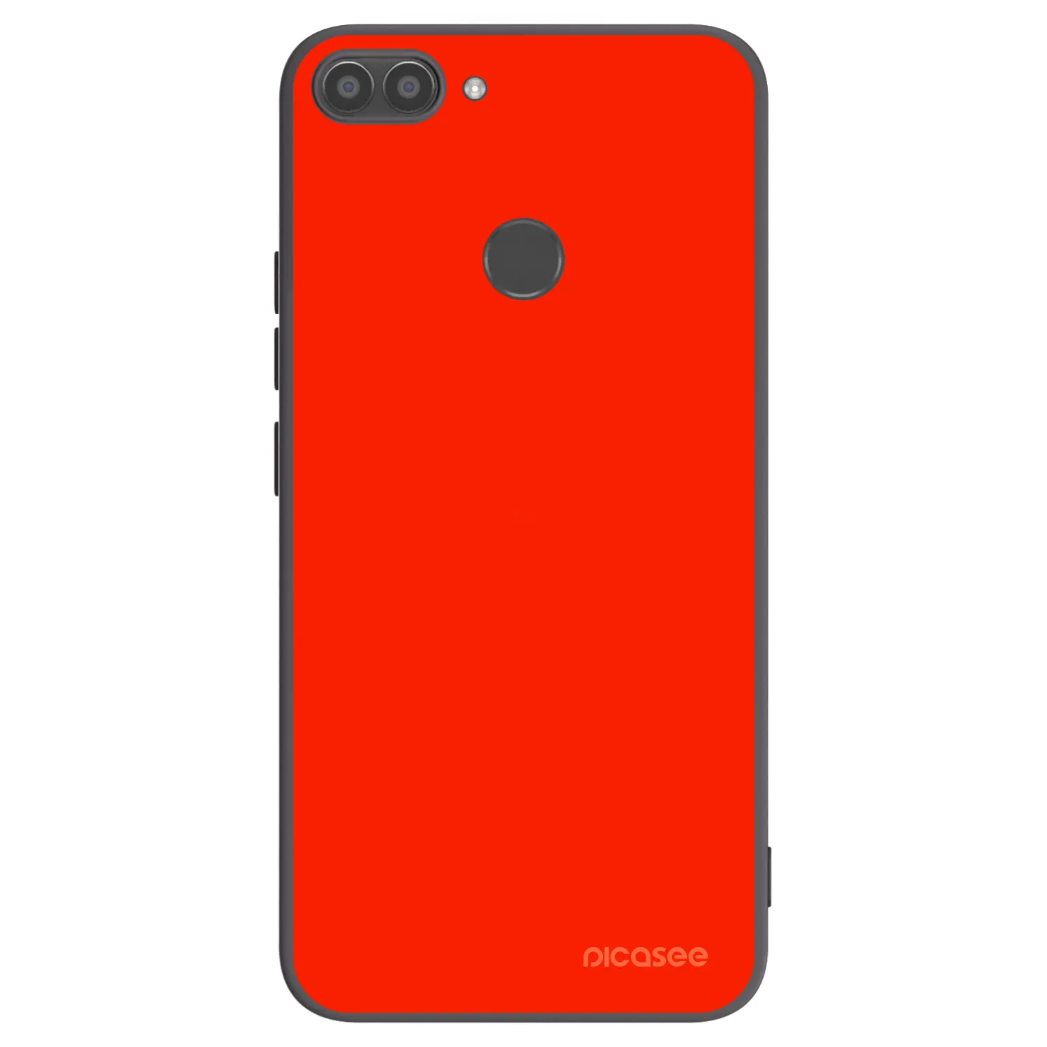 Picasee husă neagră din silicon pentru Huawei P Smart - Maranello Red