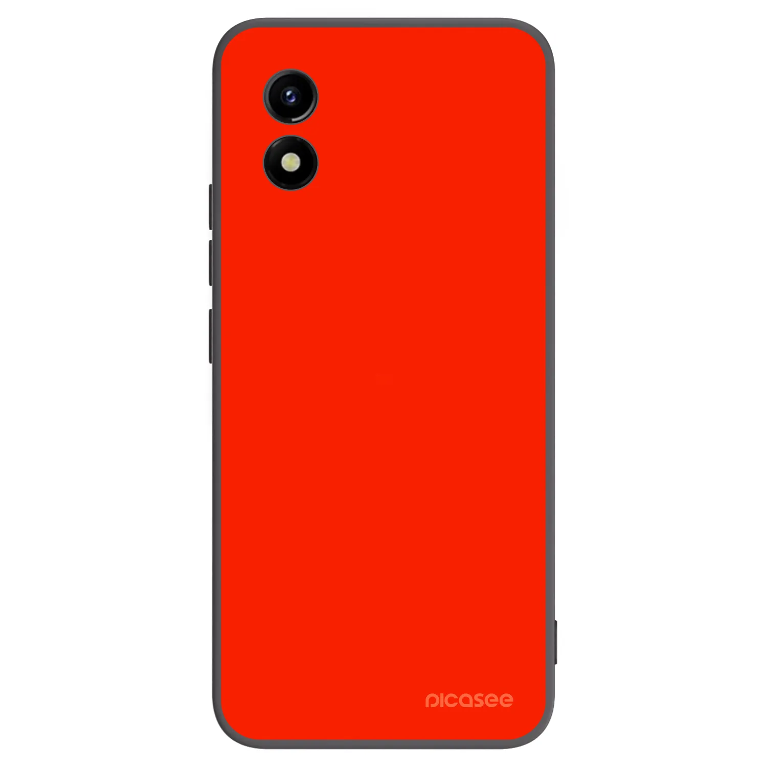 Picasee husă neagră din silicon pentru Vivo Y01 - Maranello Red