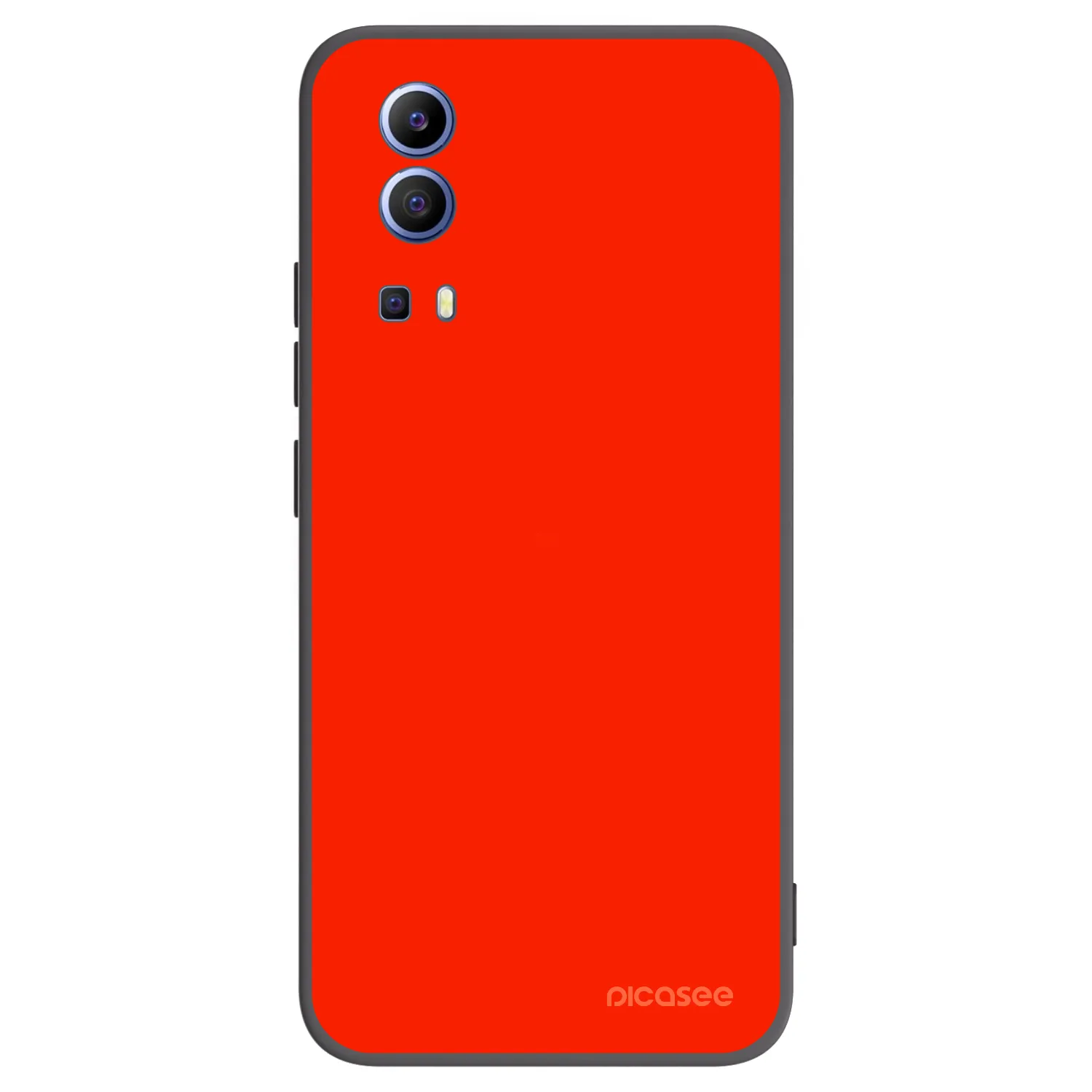 Picasee husă neagră din silicon pentru Vivo Y52 5G - Maranello Red