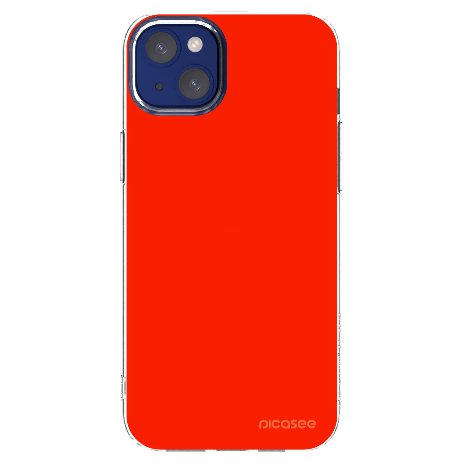 Picasee husă transparentă din silicon pentru Apple iPhone 14 Plus - Maranello Red