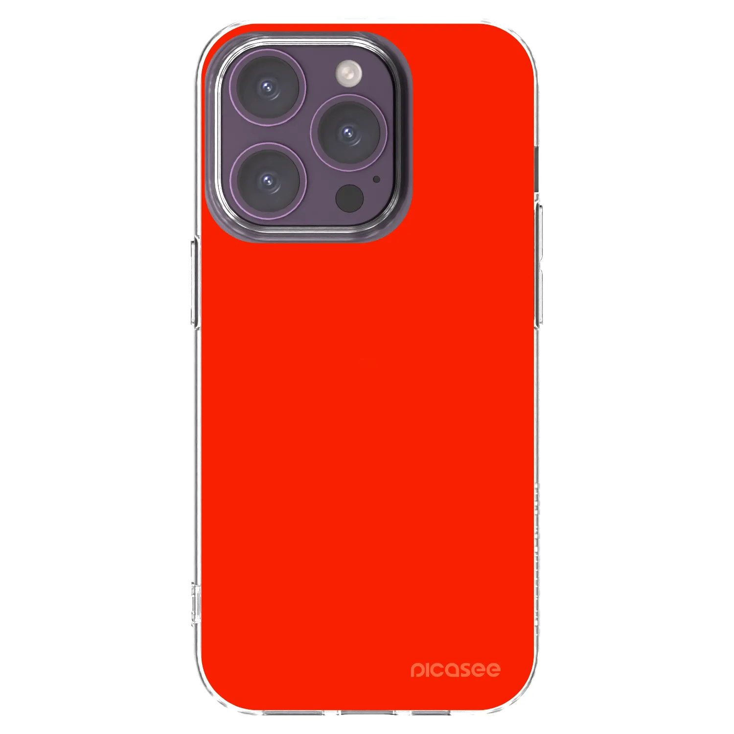 Picasee husă transparentă din silicon pentru Apple iPhone 14 Pro - Maranello Red