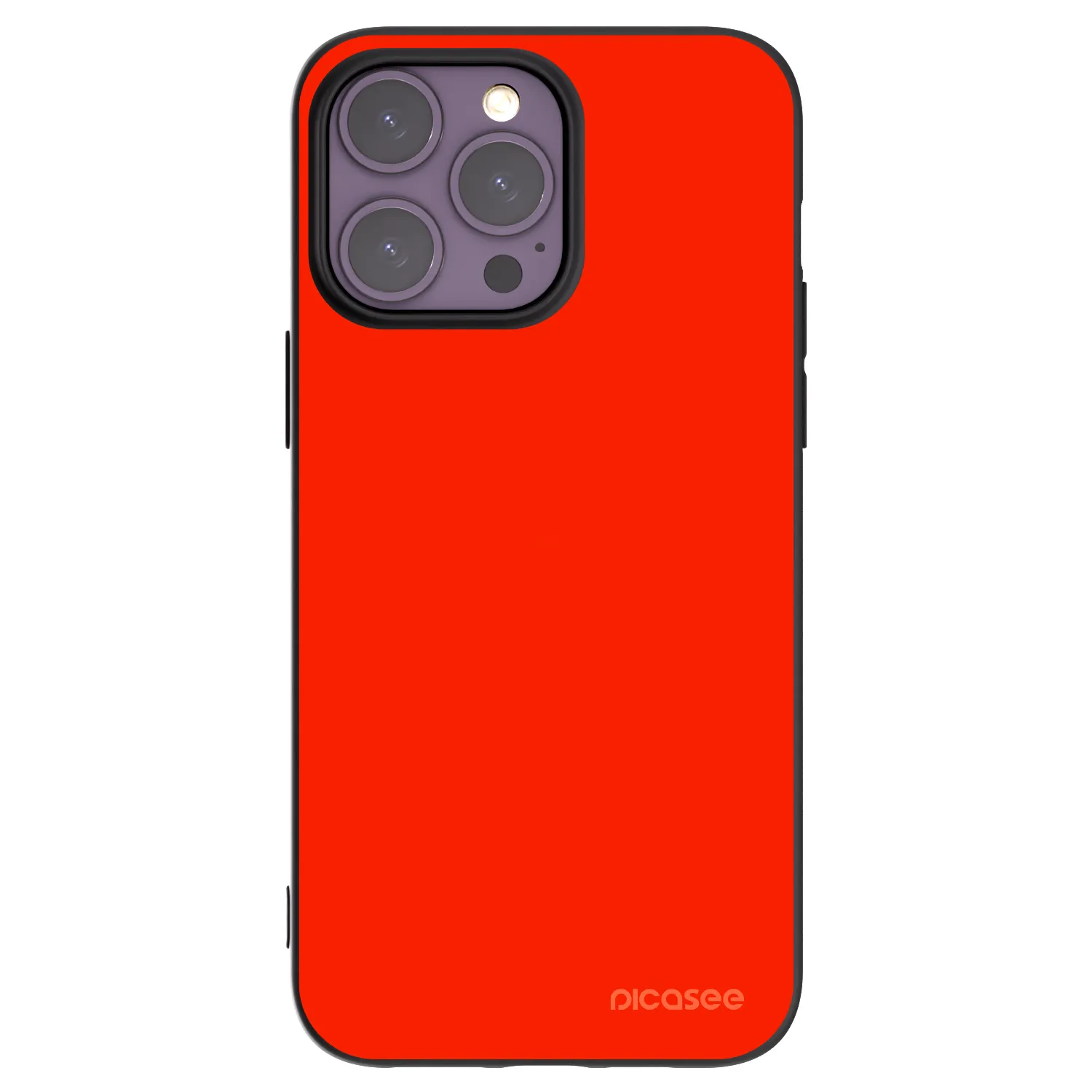 Picasee husă neagră din silicon pentru Apple iPhone 14 Pro Max - Maranello Red