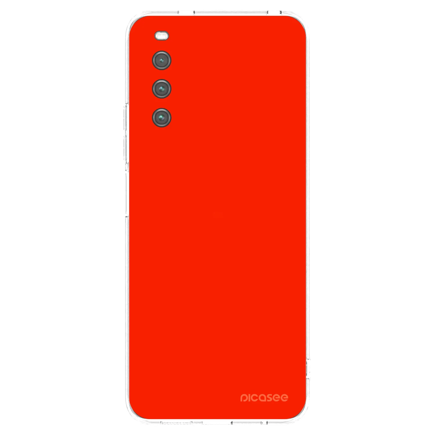 Picasee husă transparentă din silicon pentru Sony Xperia 10 IV 5G - Maranello Red