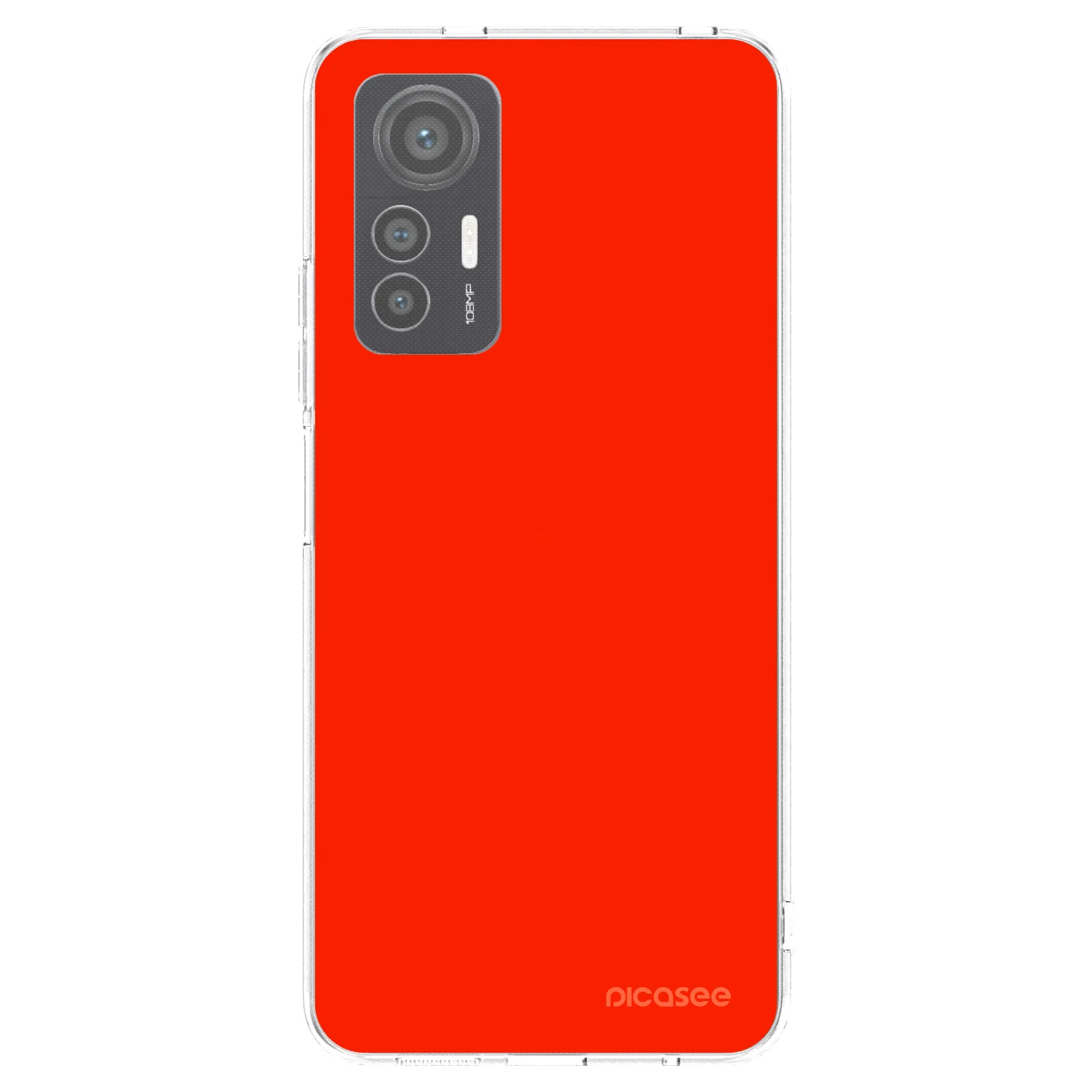 Picasee husă transparentă din silicon pentru Xiaomi 12 Lite - Maranello Red
