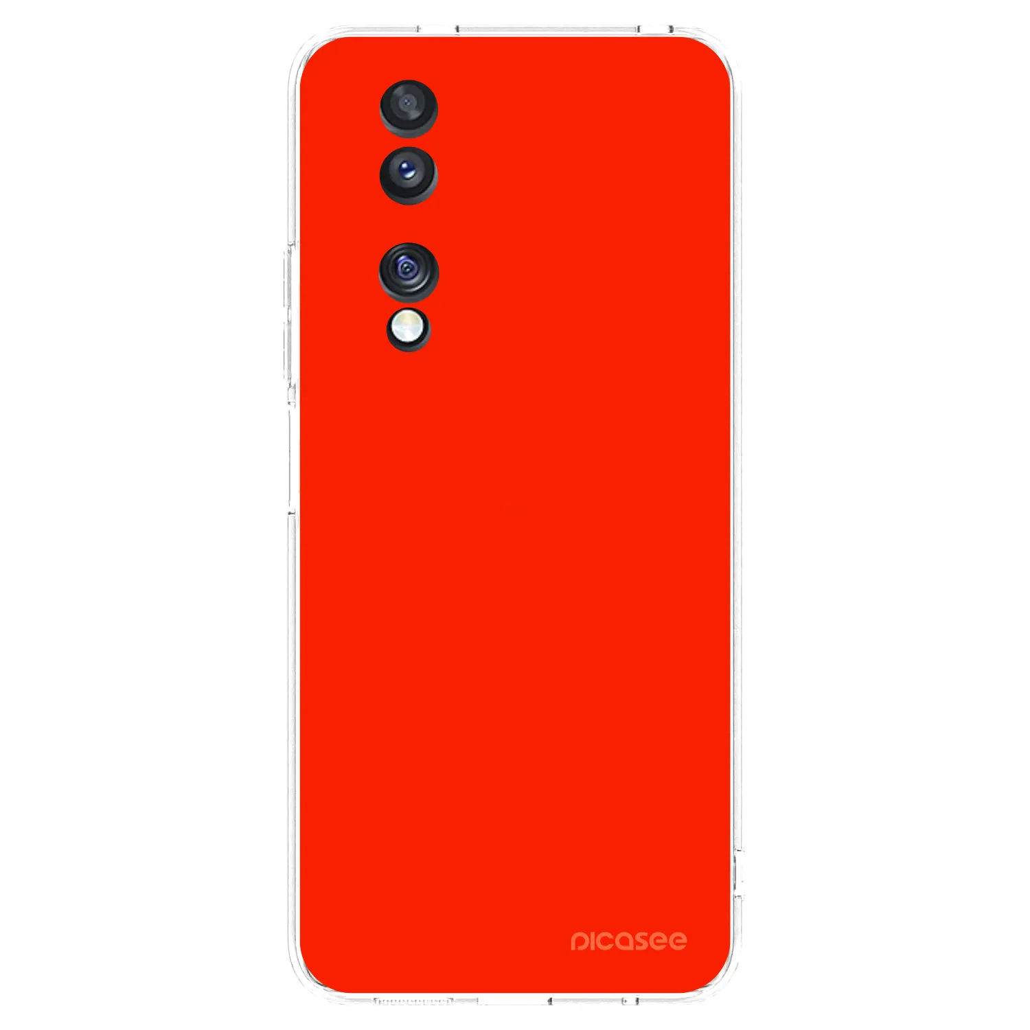 Picasee husă transparentă din silicon pentru Honor 70 - Maranello Red