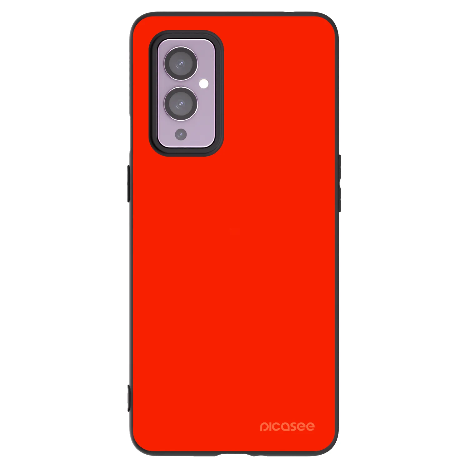 Picasee husă neagră din silicon pentru OnePlus 9 - Maranello Red