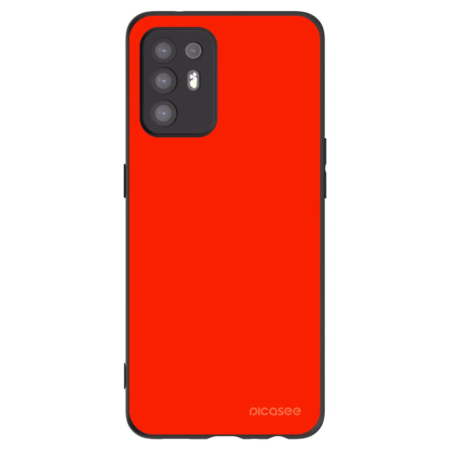 Picasee husă neagră din silicon pentru OPPO A94 5G - Maranello Red