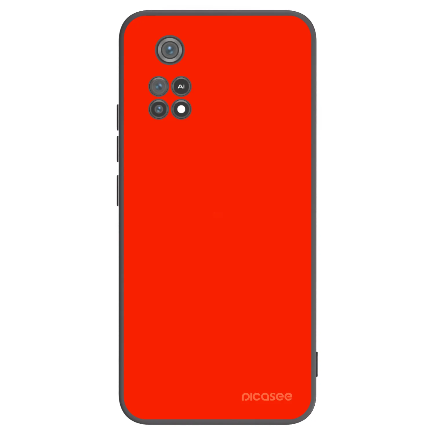 Picasee husă neagră din silicon pentru Xiaomi Poco M4 Pro - Maranello Red