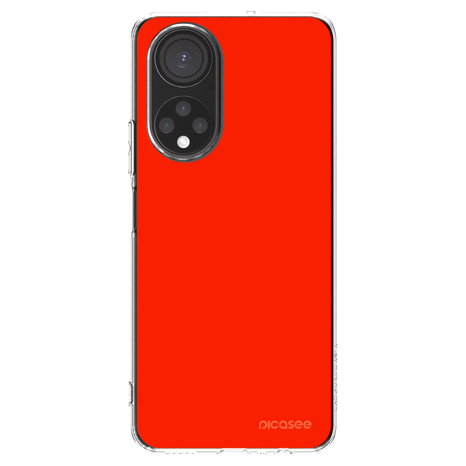 Picasee husă transparentă din silicon pentru Honor X7 - Maranello Red