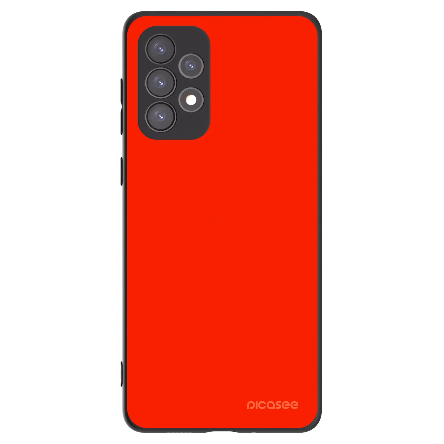 Picasee husă neagră din silicon pentru Samsung Galaxy A73 5G - Maranello Red
