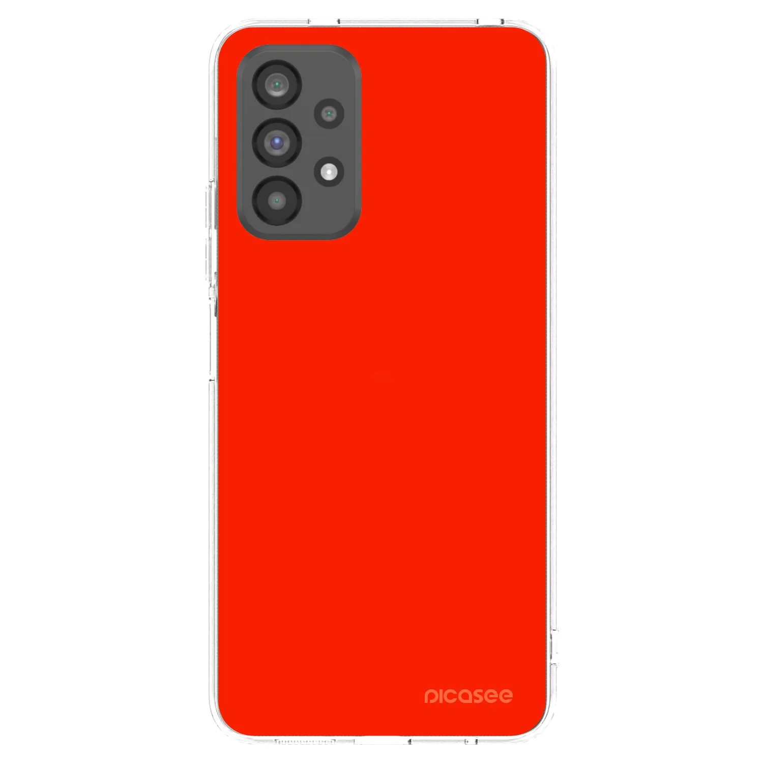 Picasee husă transparentă din silicon pentru Samsung Galaxy A73 5G - Maranello Red
