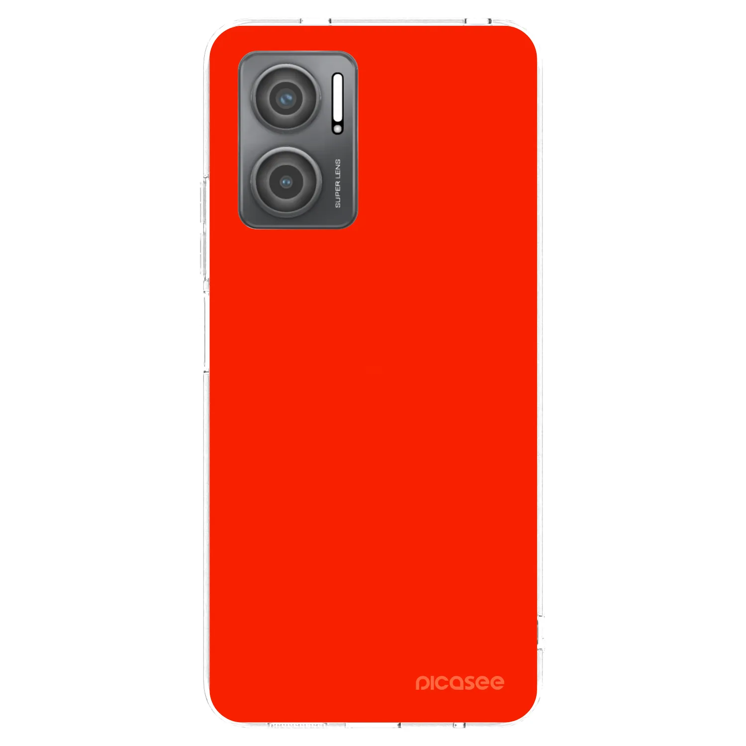 Picasee husă transparentă din silicon pentru Xiaomi Redmi 10 5G - Maranello Red